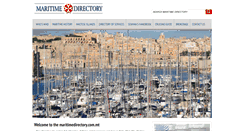 Desktop Screenshot of maritimedirectory.com.mt